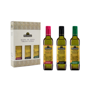 Estuche 3 botellas de 500ml Aceite Virgen Extra Oleoestepa